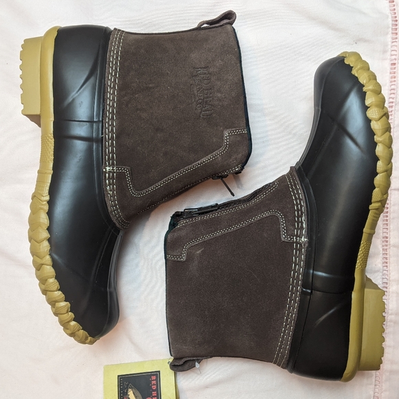 redhead slip on boots